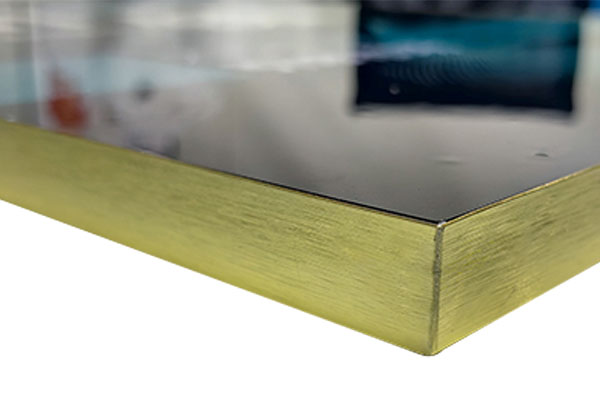 Imitation Acrylic\PVC Tempered Film Metal Edge Imitation Acrylic